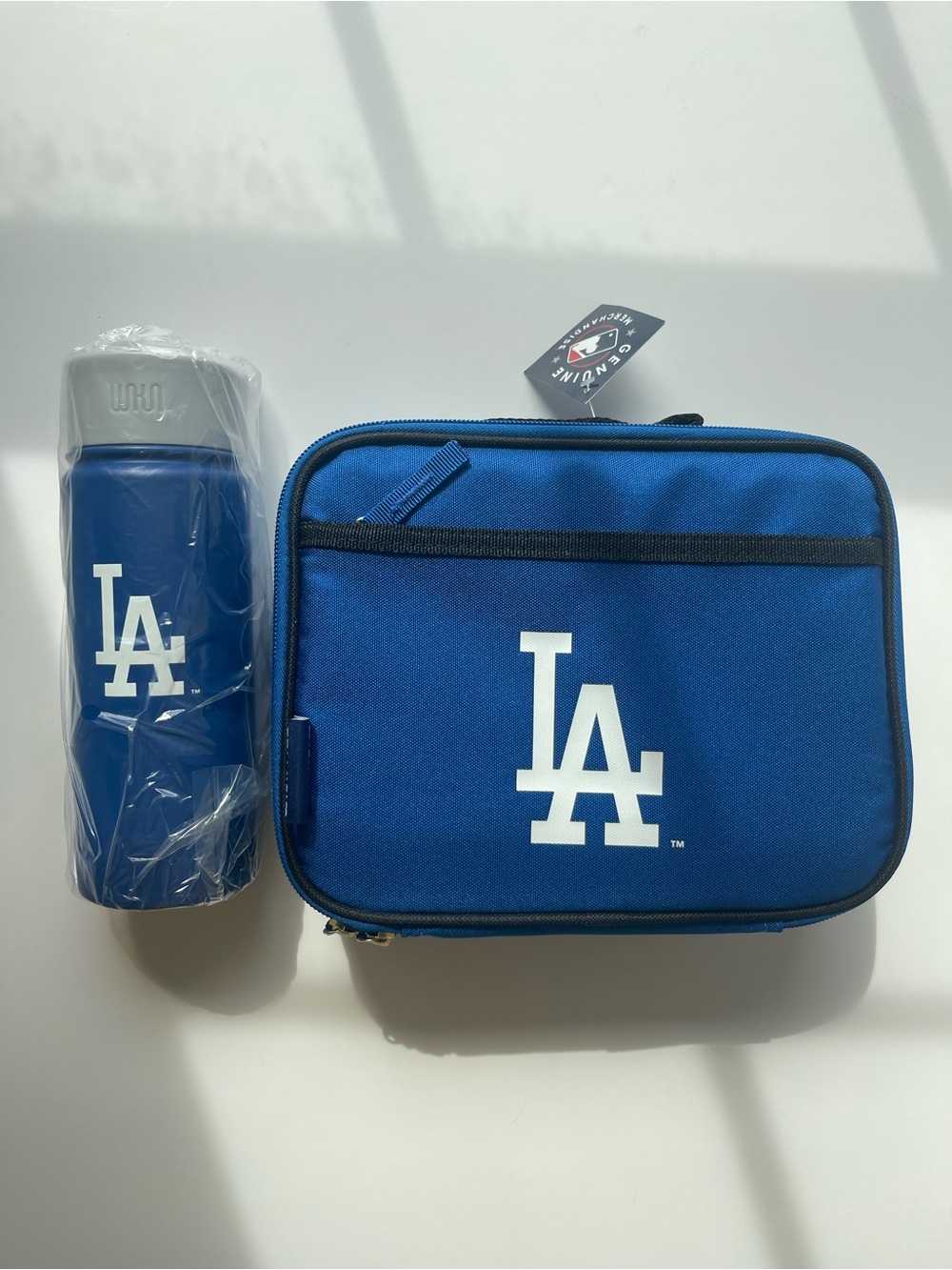 LA Dodgers Lunch Box and Water Bottle Wildkin MLB Baseball NWT